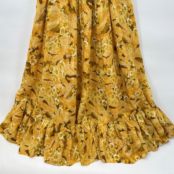 Vintage Handmade Floral  Maxi Dress - Picture 5 of 7